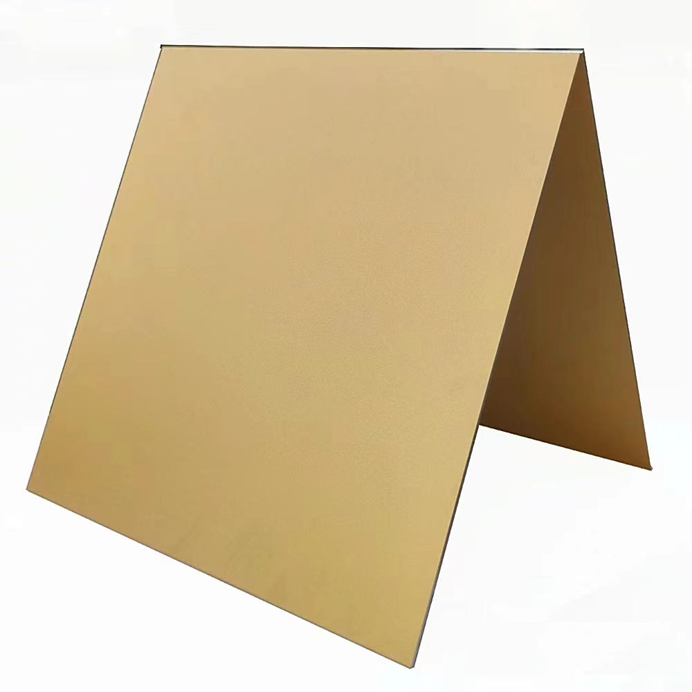 1.0mm gold sublimation aluminum plate